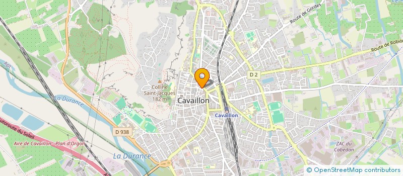 localisation de l'entreprise SCI DU MOULIN  CAVAILLON