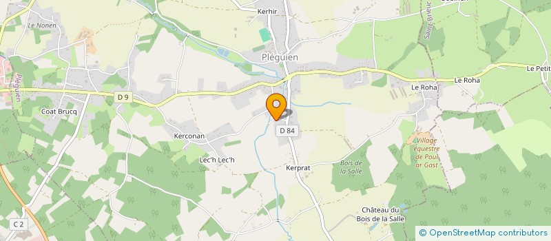 localisation de l'entreprise SCI DU MOULIN  LANVOLLON