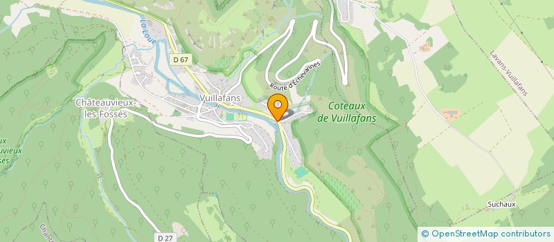 localisation de l'entreprise SCI DU MOULIN  VUILLAFANS