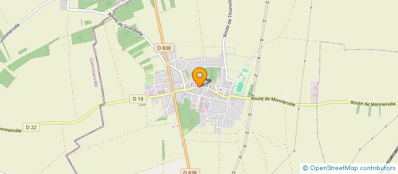 localisation de l'entreprise SCI DU MOULIN  PUSSAY