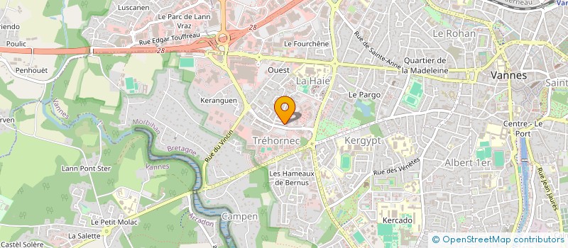localisation de l'entreprise SCI DU MOULIN à VANNES