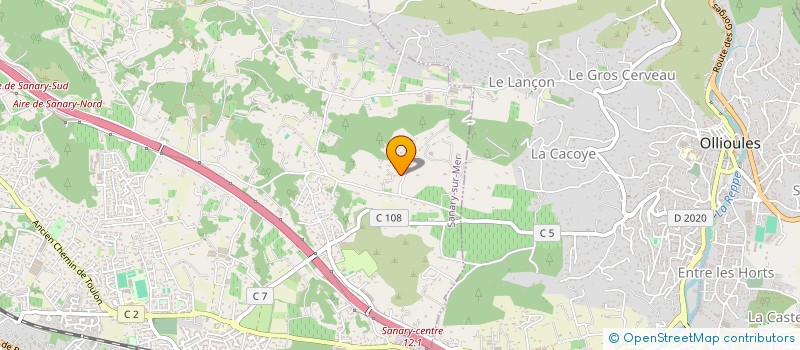 localisation de l'entreprise SCI DU MOULIN à SANARY-SUR-MER