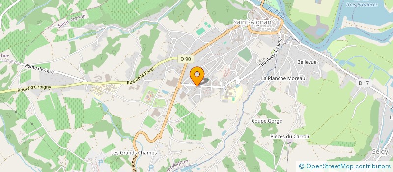 localisation de l'entreprise SCI DU MOULIN à SAINT-AIGNAN