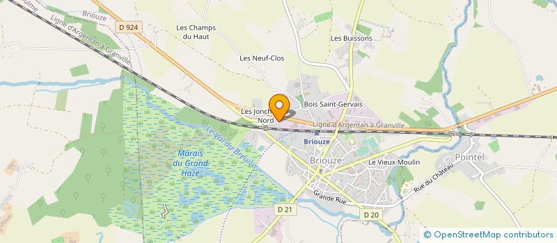 localisation de l'entreprise SCI DU MOULIN à BRIOUZE