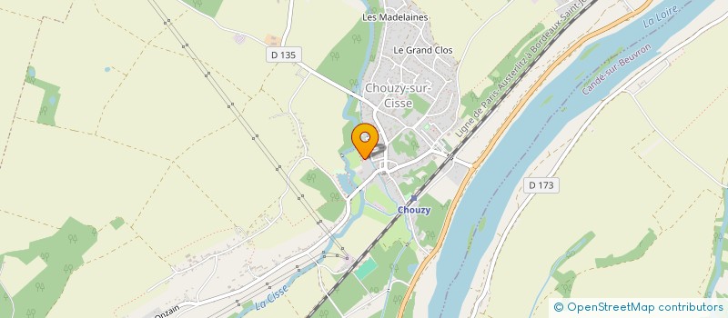 localisation de l'entreprise SCI DU MOULIN  VALLOIRE-SUR-CISSE