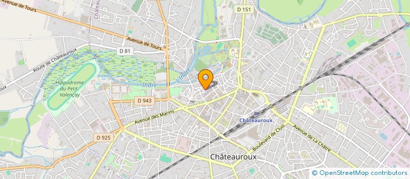 localisation de l'entreprise SCI DU MOULIN à CHATEAUROUX