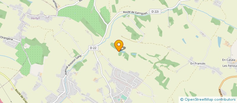 localisation de l'entreprise SCI DU MOULIN  VERFEIL