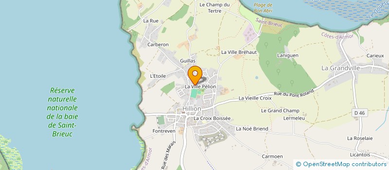 localisation de l'entreprise SCI DU MOULIN  YFFINIAC