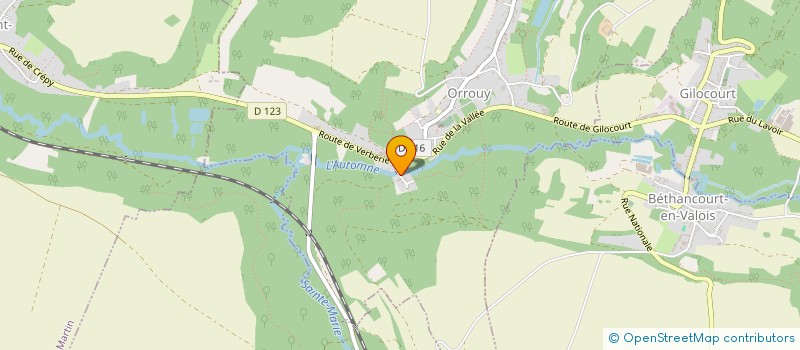 localisation de l'entreprise SCI DU MOULIN  ORROUY