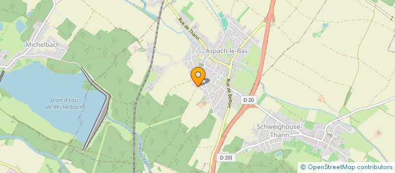 localisation de l'entreprise SCI DU MOULIN  ASPACH-LE-BAS