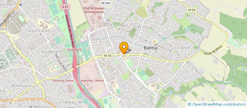 localisation de l'entreprise SCI DU MOULIN  PIN-BALMA