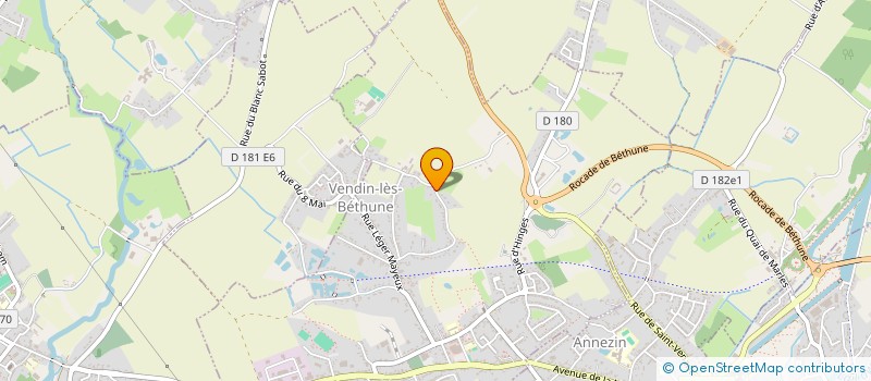 localisation de l'entreprise SCI DU MOULIN  VENDIN-LES-BETHUNE