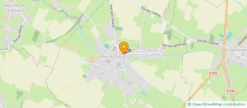 localisation de l'entreprise SCI DU MOULIN  POIX-DU-NORD