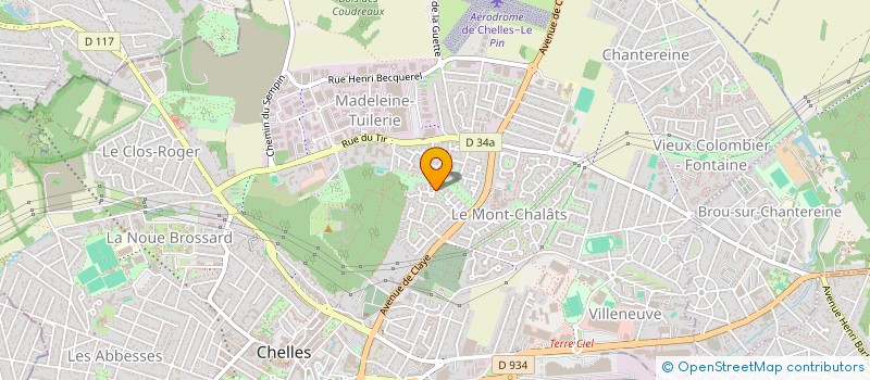 localisation de l'entreprise SCI DU MOULIN  CHELLES