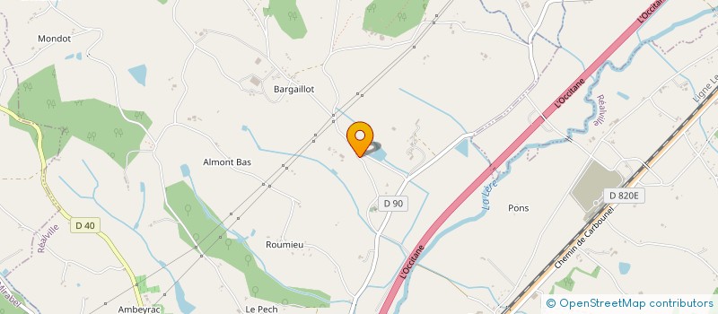 localisation de l'entreprise SCI DU MOULIN  REALVILLE