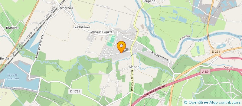 localisation de l'entreprise SCI DU MOULIN à ABZAC