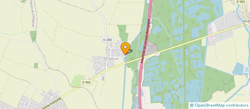 localisation de l'entreprise SCI DU MOULIN  ORGEUX