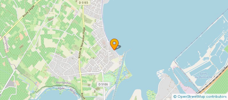 localisation de l'entreprise SCI DU MOULIN à MARSEILLAN