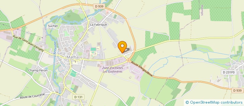 localisation de l'entreprise SCI DU MOULIN  MATHA