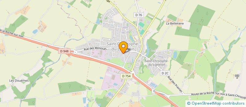 localisation de l'entreprise SCI DU MOULIN  SAINT-CHRISTOPHE-DU-LIGNERON