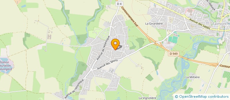 localisation de l'entreprise SCI DU MOULIN à TALMONT-SAINT-HILAIRE