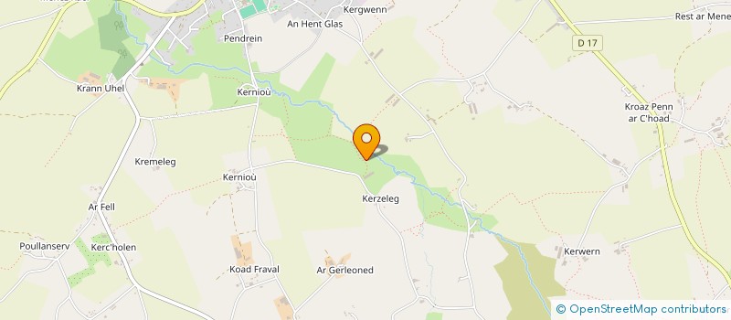 localisation de l'entreprise SCI DU MOULIN  SPEZET