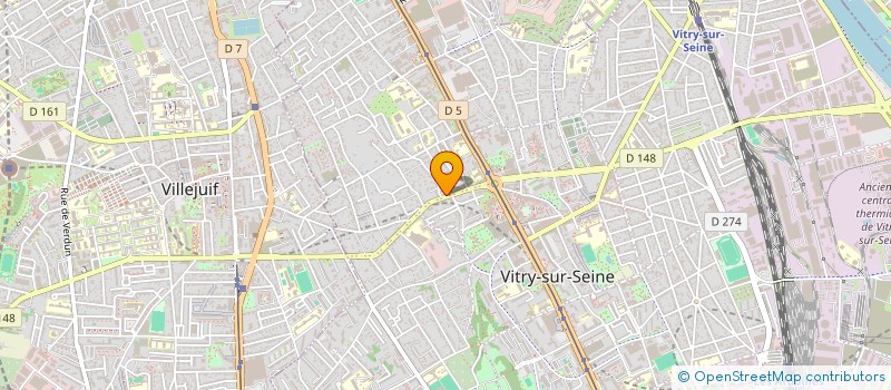 localisation de l'entreprise SCI DU MOULIN  VITRY-SUR-SEINE