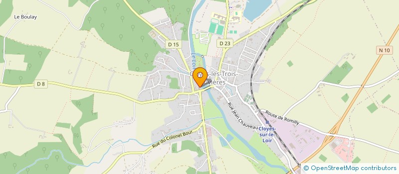 localisation de l'entreprise SCI DU MOULIN à CLOYES-LES-TROIS-RIVIERES