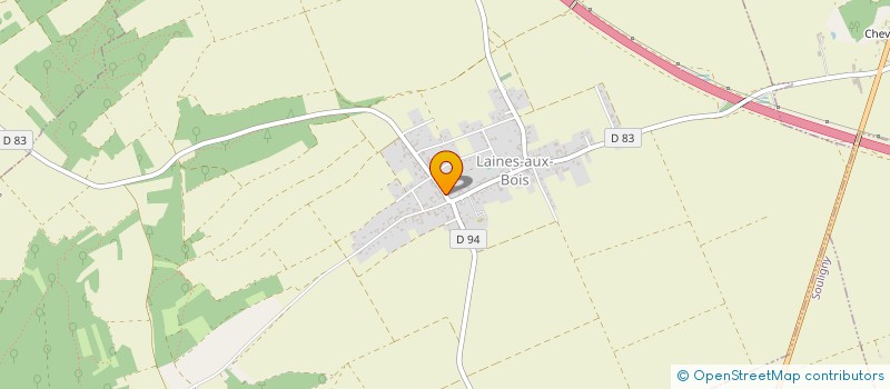 localisation de l'entreprise SCI DU MOULIN  LAINES-AUX-BOIS