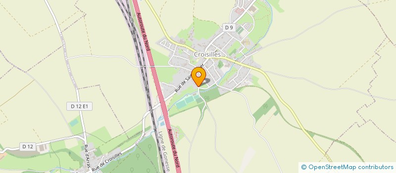 localisation de l'entreprise SCI DU MOULIN à CROISILLES