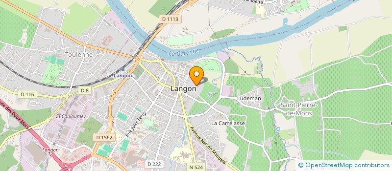 localisation de l'entreprise SCI DU MOULIN à LANGON