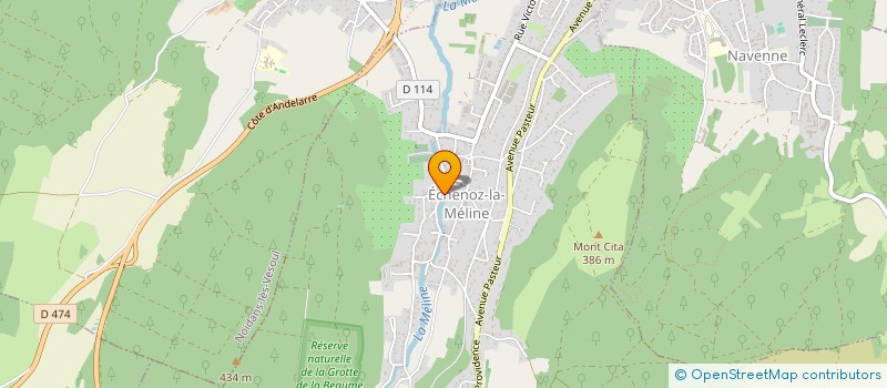 localisation de l'entreprise SCI DU MOULIN à ECHENOZ-LA-MELINE