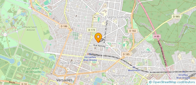 localisation de l'entreprise SCI DU MOULIN à VERSAILLES
