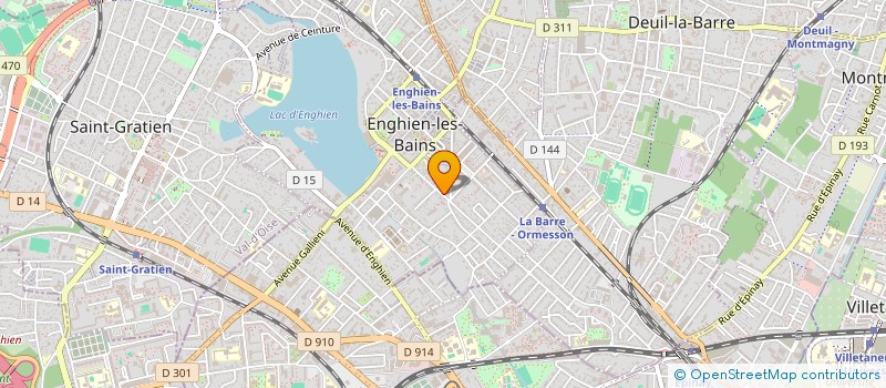 localisation de l'entreprise SCI DU MOULIN à ENGHIEN-LES-BAINS