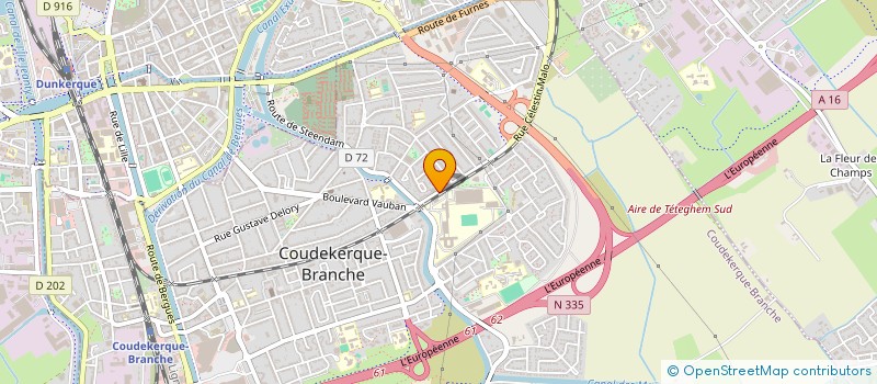 localisation de l'entreprise SCI DU MOULIN  COUDEKERQUE-BRANCHE