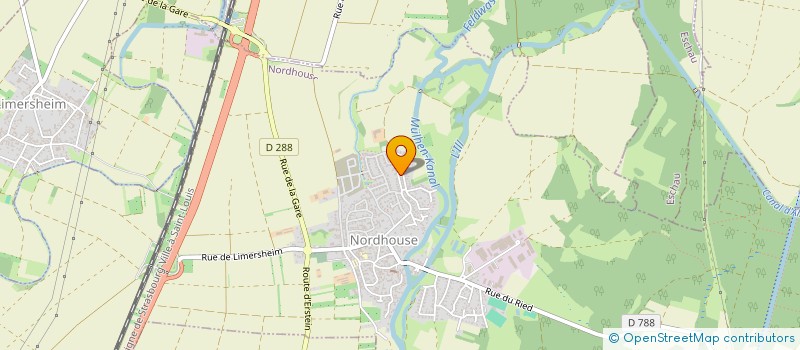 localisation de l'entreprise SCI DU MOULIN  NORDHOUSE