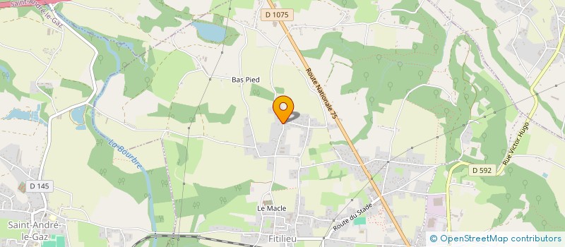 localisation de l'entreprise SCI DU MOULIN  LES ABRETS-EN-DAUPHINE