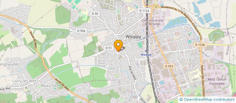 localisation de l'entreprise SCI DU MOULIN à WOIPPY