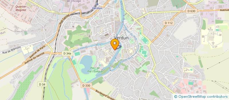 localisation de l'entreprise SCI DU MOULIN à VERDUN