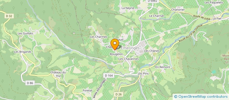 localisation de l'entreprise SCI DU MOULIN  EMERINGES