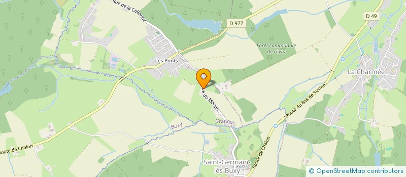 localisation de l'entreprise SCI DU MOULIN  GRANGES