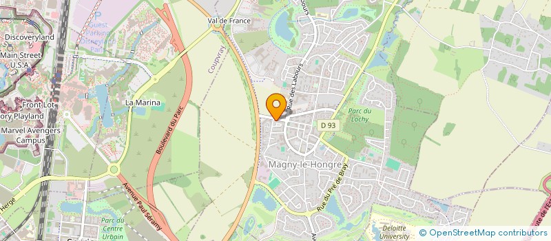 localisation de l'entreprise SCI DU MOULIN à MAGNY-LE-HONGRE