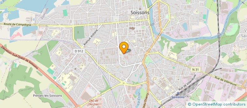 localisation de l'entreprise SCI DU MOULIN  CHACRISE