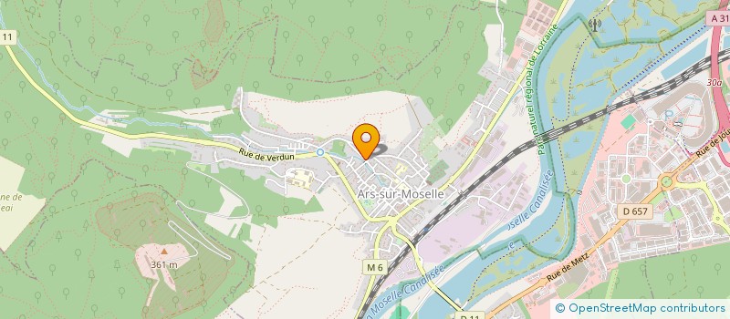 localisation de l'entreprise SCI DU MOULIN  ARS-SUR-MOSELLE