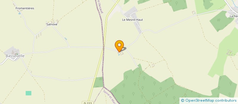 localisation de l'entreprise SCI DU MOULIN  DOMPTIN