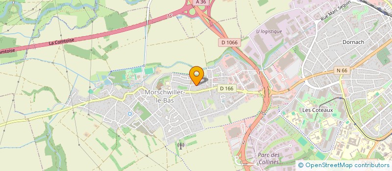 localisation de l'entreprise SCI DU MOULIN  MORSCHWILLER-LE-BAS