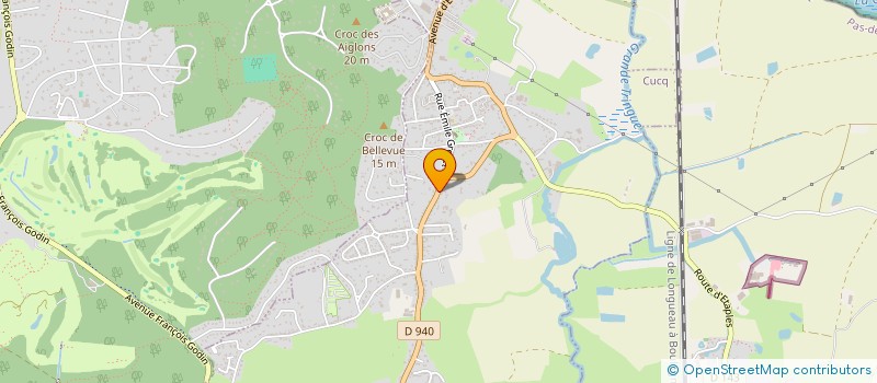 localisation de l'entreprise SCI DU MOULIN  CUCQ