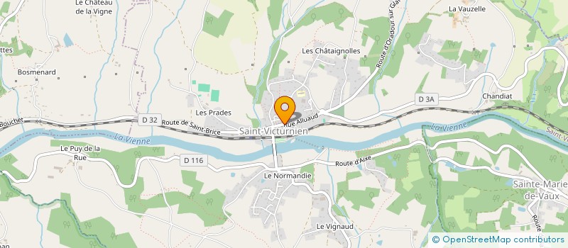 localisation de l'entreprise SCI DU MOULIN à SAINT-VICTURNIEN