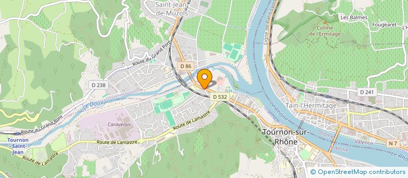 localisation de l'entreprise SCI DU MOULIN à TOURNON-SUR-RHONE