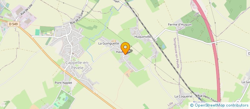 localisation de l'entreprise SCI DU MOULIN  CAPPELLE-EN-PEVELE